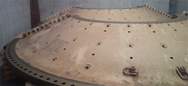 Unused Metso 22' X 38' (6706mm X 11582mm) Ball Mill, 10,000 Kw (13,410 Hp) Twin Pinion 50 Hz Motors)